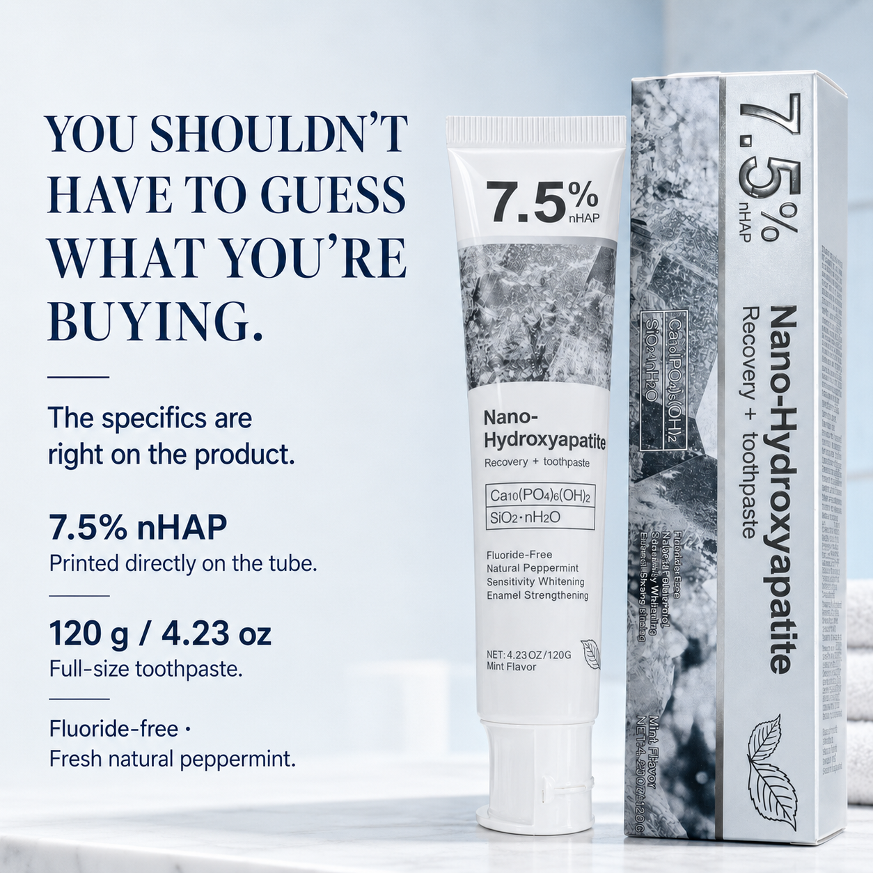 Velorista Hydroxyapatite Toothpaste