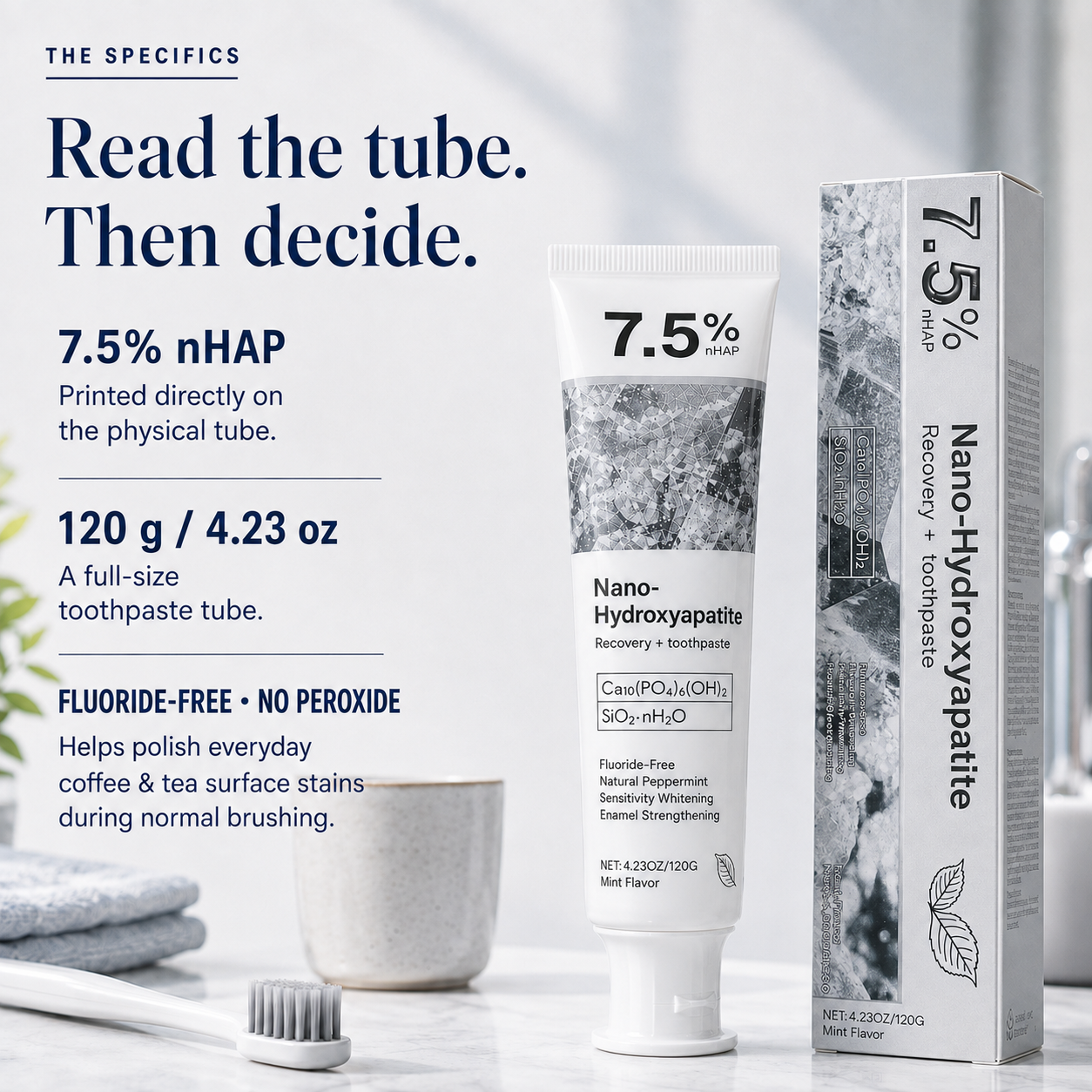 Velorista Hydroxyapatite Toothpaste